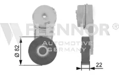 Натяжная планка, поликлиновой ремень FLENNOR купить