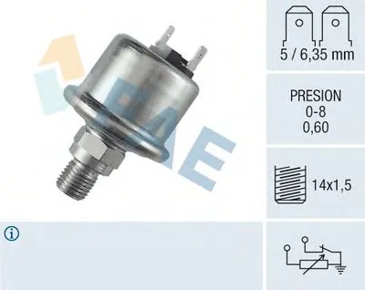 Датчик, давление масла FAE купить