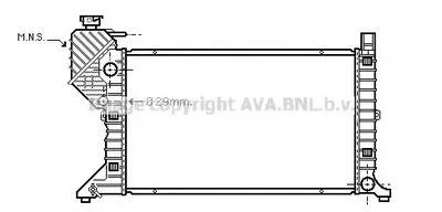 Радиатор, охлаждение двигателя AVA QUALITY COOLING купить