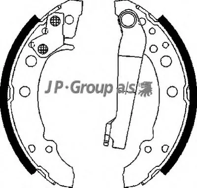 Комплект тормозных колодок QH JP GROUP купить
