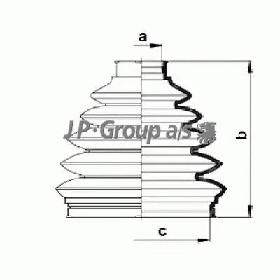 Комплект пылника, приводной вал QH JP GROUP купить
