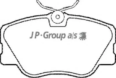 Комплект тормозных колодок, дисковый тормоз QH JP GROUP купить