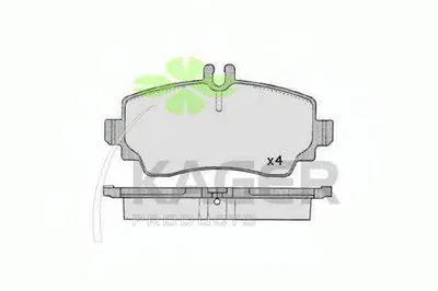 Комплект тормозных колодок, дисковый тормоз KAGER купить