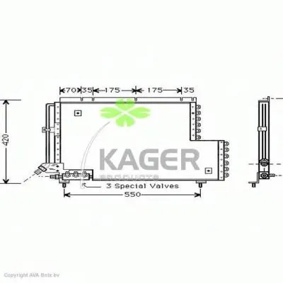 Конденсатор, кондиционер KAGER купить