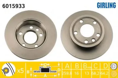 Тормозной диск GIRLING купить