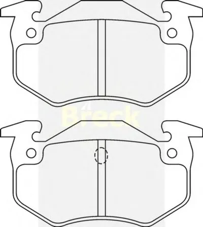 Комплект тормозных колодок, дисковый тормоз BRECK купить