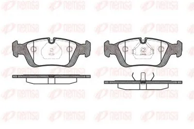 Комплект тормозных колодок, дисковый тормоз KAWE купить