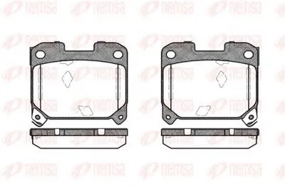 Комплект тормозных колодок, дисковый тормоз KAWE купить