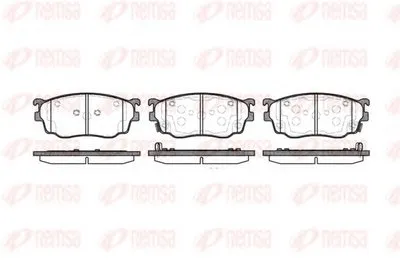 Комплект тормозных колодок, дисковый тормоз KAWE купить