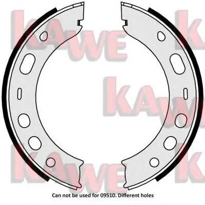 Комплект тормозных колодок, стояночная тормозная система KAWE купить