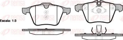 Комплект тормозных колодок, дисковый тормоз KAWE купить