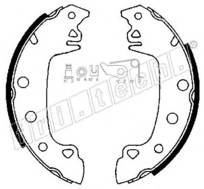 Комплект тормозных колодок fri.tech. купить