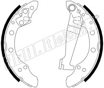 Комплект тормозных колодок REPARATION KIT fri.tech. купить
