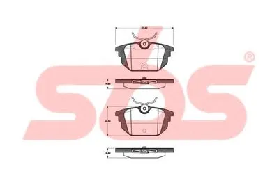 Комплект тормозных колодок, дисковый тормоз sbs купить