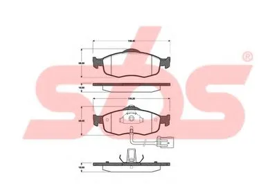 Комплект тормозных колодок, дисковый тормоз sbs купить