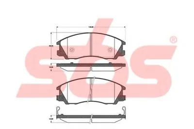 Комплект тормозных колодок, дисковый тормоз sbs купить