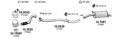 Система выпуска ОГ ASSO купить
