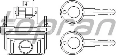 Замок задней двери TOPRAN купить
