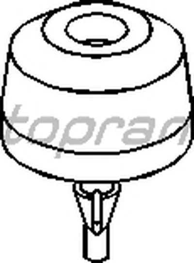 Буфер, балка моста TOPRAN купить