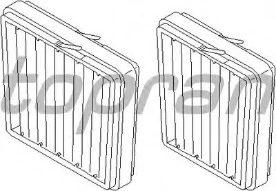Фильтр, воздух во внутренном пространстве TOPRAN купить
