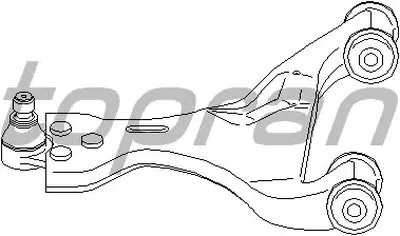 Рычаг независимой подвески колеса, подвеска колеса TOPRAN купить