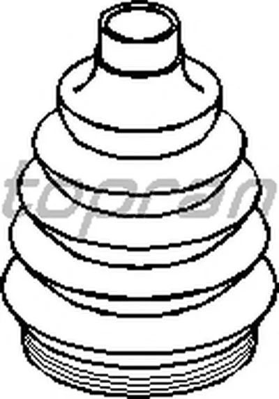 Пыльник, приводной вал TOPRAN купить