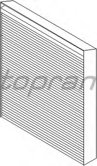 Фильтр, воздух во внутренном пространстве TOPRAN купить