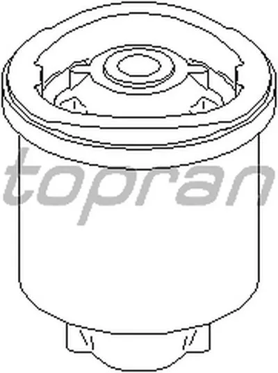 Втулка, балка моста TOPRAN купить