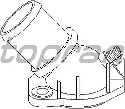 Фланец охлаждающей жидкости TOPRAN купить