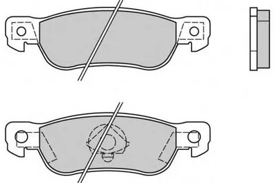 Комплект тормозных колодок, дисковый тормоз E.T.F. купить
