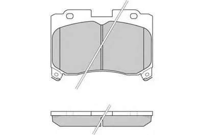 Комплект тормозных колодок, дисковый тормоз E.T.F. купить