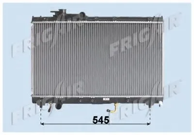 Радиатор, охлаждение двигателя FRIGAIR купить