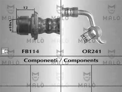 Тормозной шланг MALÒ купить