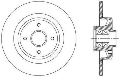 Тормозной диск ADAPTIVE OPEN PARTS купить