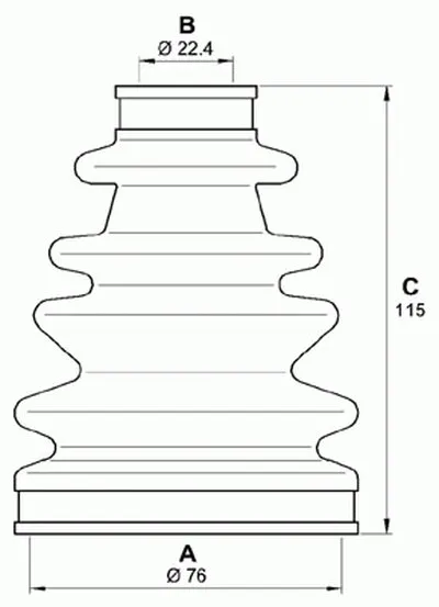 Комплект пылника, приводной вал SPIN OPEN PARTS купить