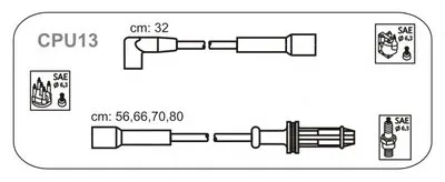 Комплект проводов зажигания JANMOR купить
