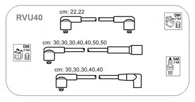 Комплект проводов зажигания JANMOR купить