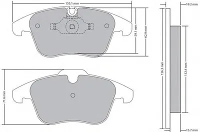 Комплект тормозных колодок, дисковый тормоз FREMAX купить