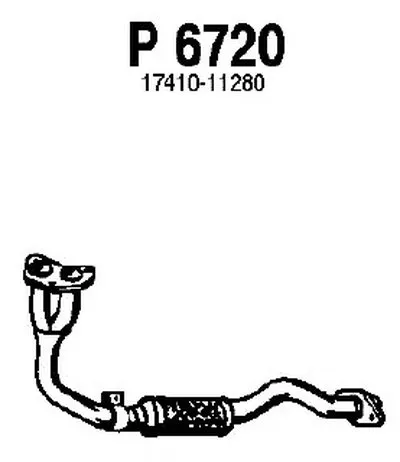 Труба выхлопного газа FENNO купить