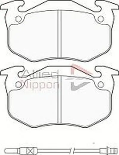 Комплект тормозных колодок, дисковый тормоз ANL Braking COMLINE купить