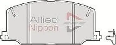 Комплект тормозных колодок, дисковый тормоз ANL Braking COMLINE купить