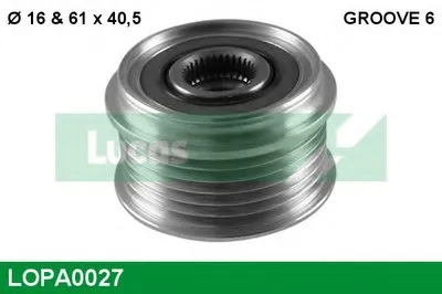 Механизм свободного хода генератора LUCAS ENGINE DRIVE купить