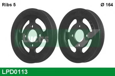 Ременный шкив, коленчатый вал LUCAS ENGINE DRIVE купить