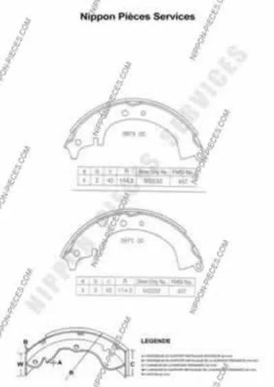 Комплект тормозных колодок NPS купить