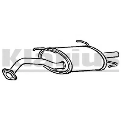 Глушитель выхлопных газов конечный KLARIUS купить