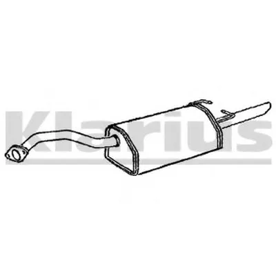 Глушитель выхлопных газов конечный KLARIUS купить