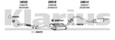 Система выпуска ОГ KLARIUS купить