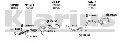 Система выпуска ОГ KLARIUS купить