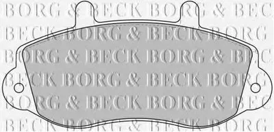 Комплект тормозных колодок, дисковый тормоз BORG & BECK купить