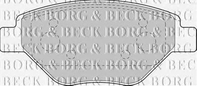 Комплект тормозных колодок, дисковый тормоз BORG & BECK купить